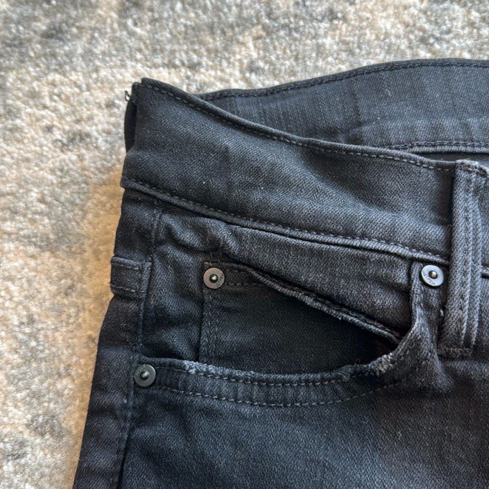 Mother Mid Ride Dazzler Women's Black Jeans in Not Guilty - Picture 6 of 16